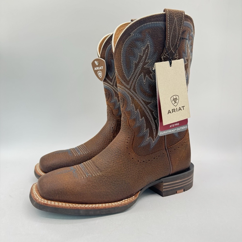 Ariat QuickDraw Performance Boots Men's Size 9 D Brown Leather